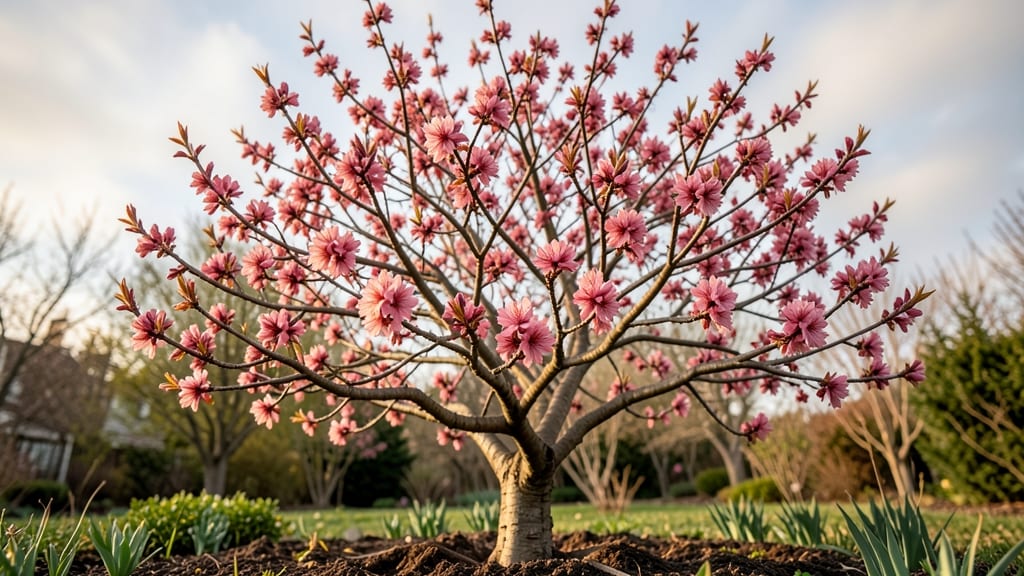 Dwarf Redbud 'Alba' for Spring Drama
