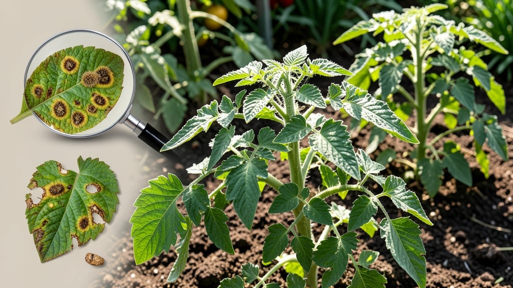 Tomato Leaf Problems Pictures: Diagnose and Cure 12 Common Fungal Spots