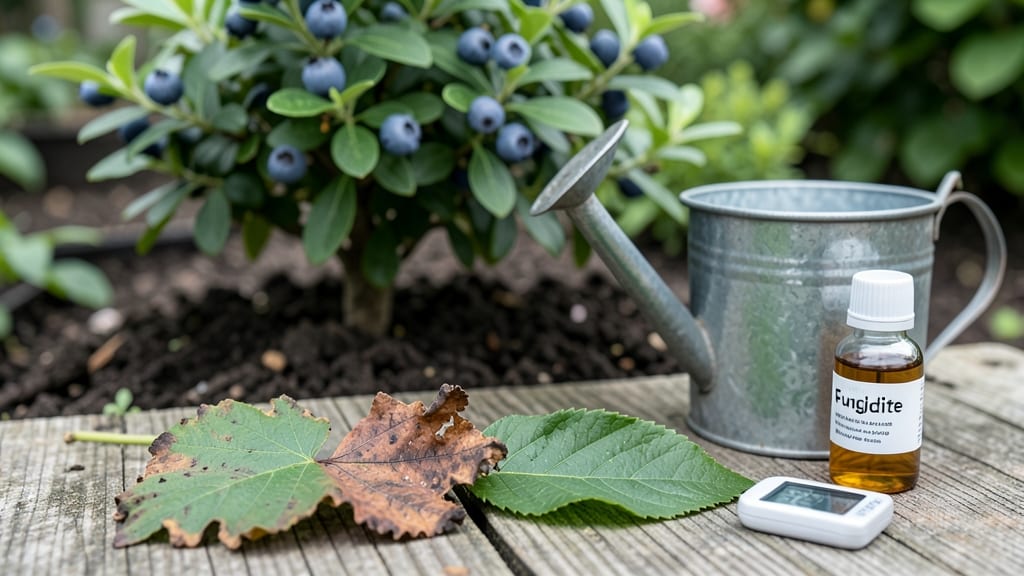 Blueberry Leaf Scorch: Copper Spray Revival for Darkened Edges in 3 Days