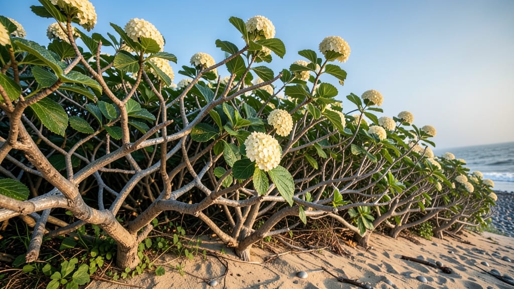 Rugosa Hydrangea 'Annabelle' For Coastal Resilience