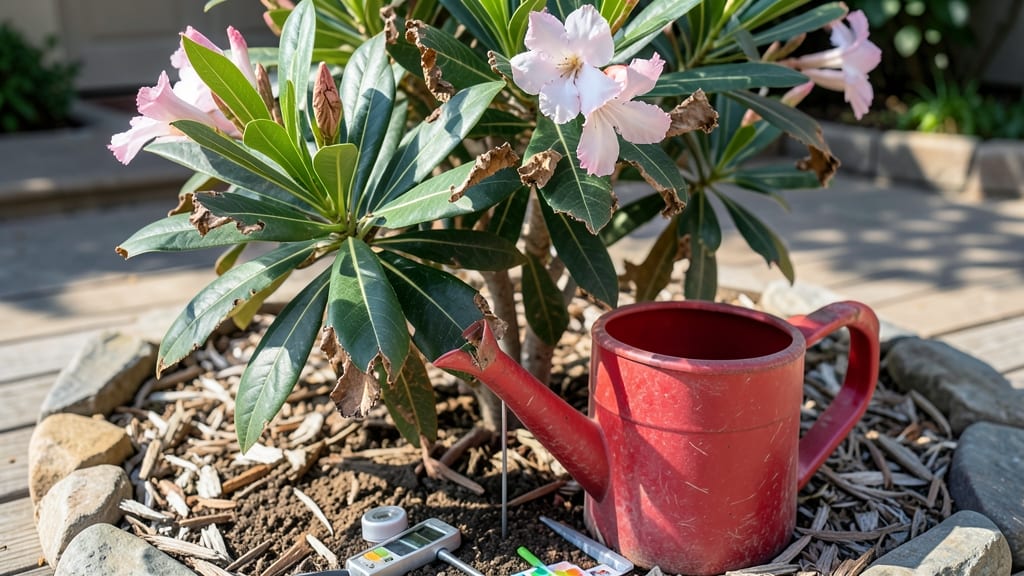 Oleander Leaf Scorch Cure: Neem Oil and Copper Combo for Fungal Spot Eradication