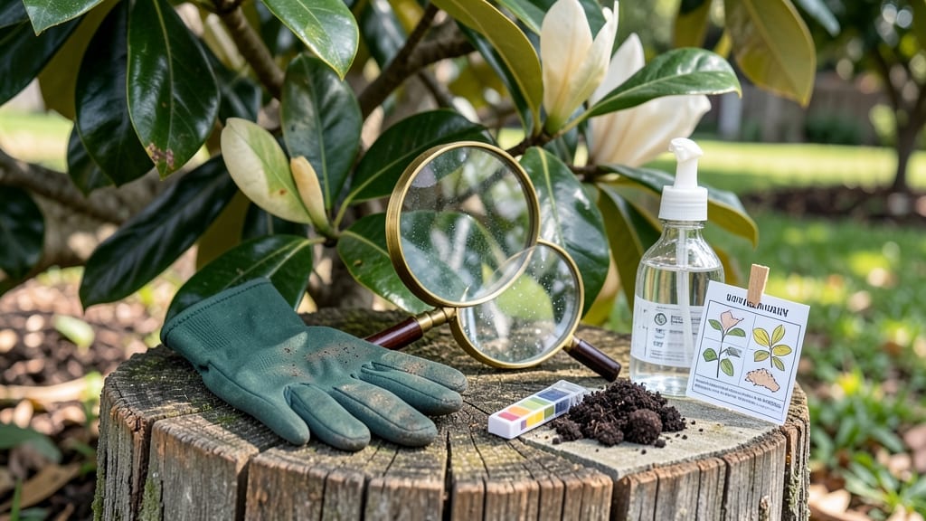 Magnolia Tree Leaf Problems: Copper Spray Cure for Spotless Revival in 72 Hours