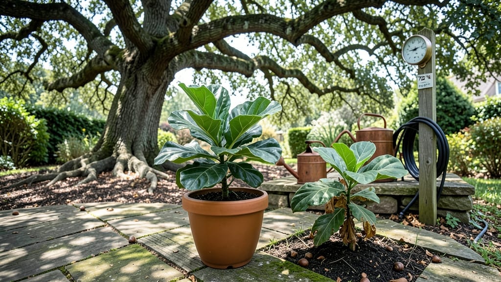 Can You Put Your Fiddle Leaf Fig Outside: Seasonal Care Rules and Risks