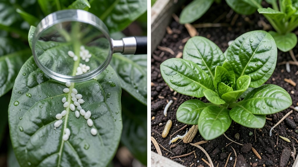 Spinach Leaf Miner Eggs: Microscopic Threat Spotlight and Manual Removal Guide