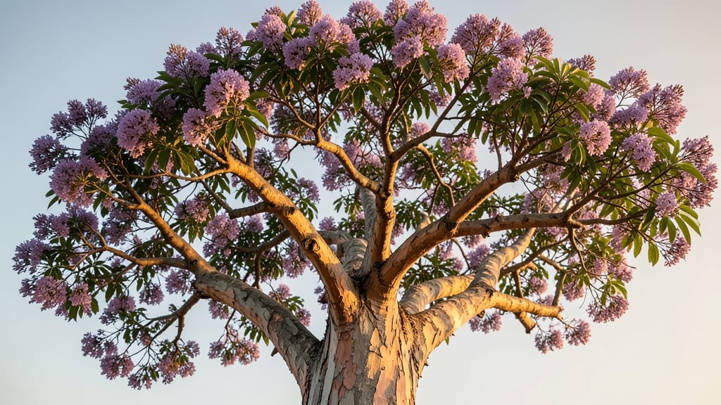Crapemyrtle with Lavender Blooms