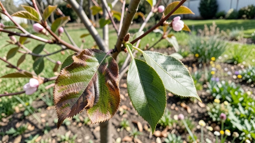 Almond Leaf Scorch: Copper-Free Organic Fix for Darkened Edges