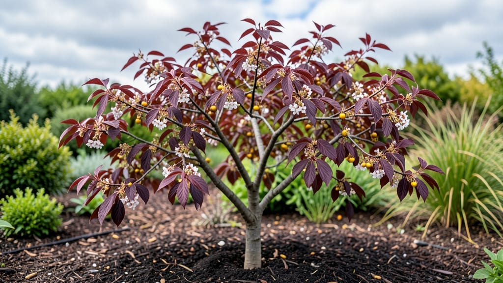 Purple Leaf Sand Cherry Tree: Year-Round Drama With Minimal Pruning Effort