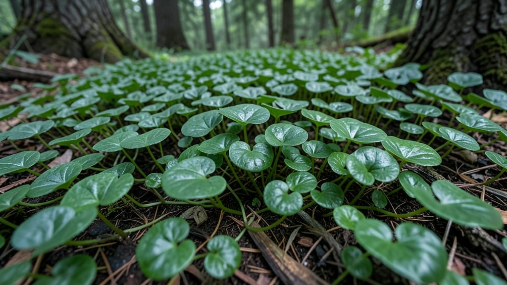 Creeping Charlie with Bright Green Leaves
