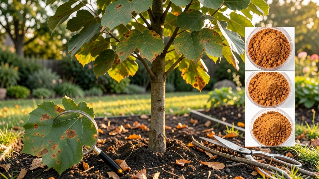 Mulberry Leaf Rust: Copper Fungicide Spot Treatment for Foliage Revival