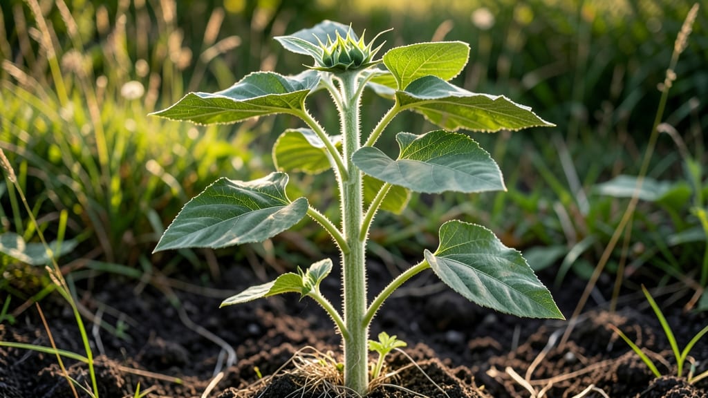 What Does a Sunflower Plant Leaf Look Like: Key Features and How to Spot Them