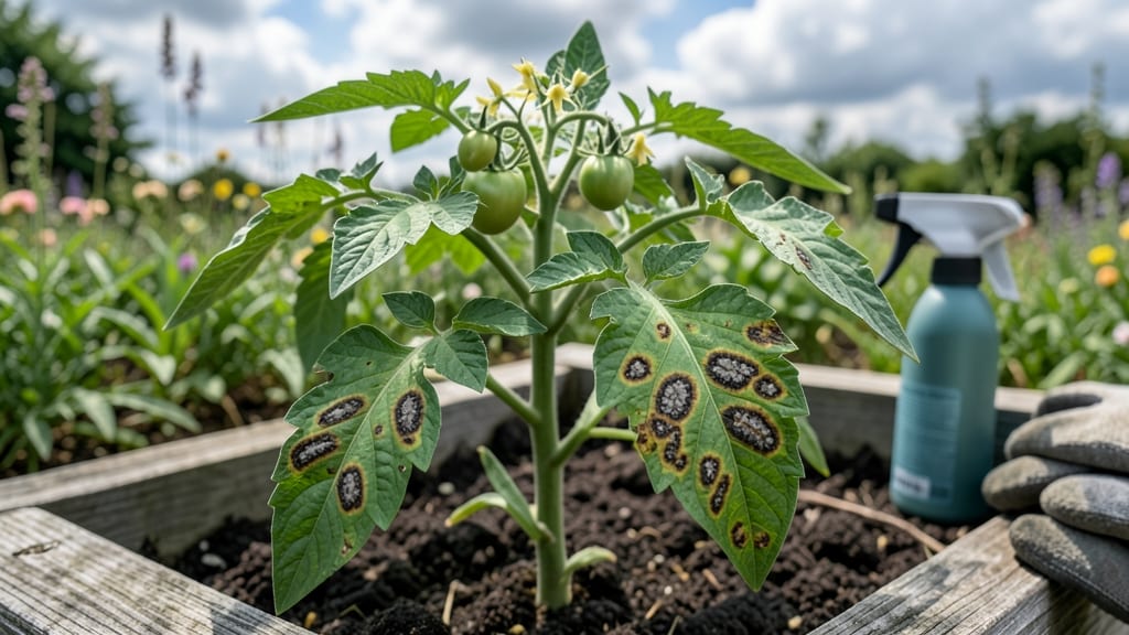 Septoria Leaf Spot Tomato: Copper Spray Cure for Crispy Edge Revival