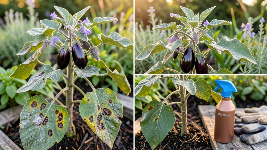 Eggplant Leaf Disease: Copper Spray Cure for Darkened Edges and Spots