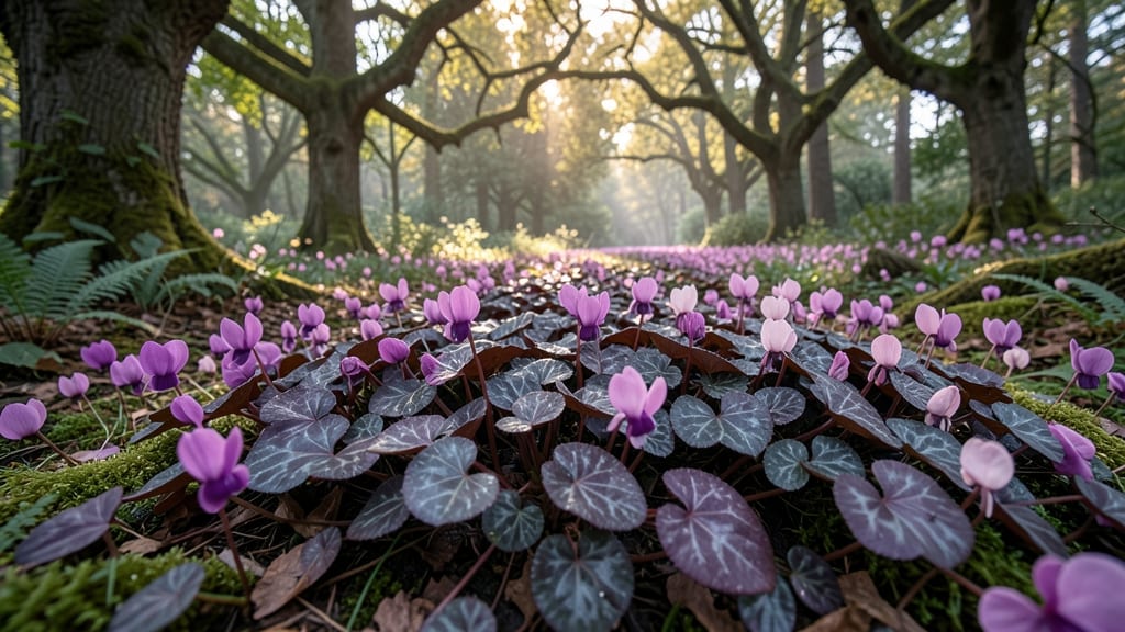Cyclamen 'Hederifolium' Ivy-Leaf Cyclamen