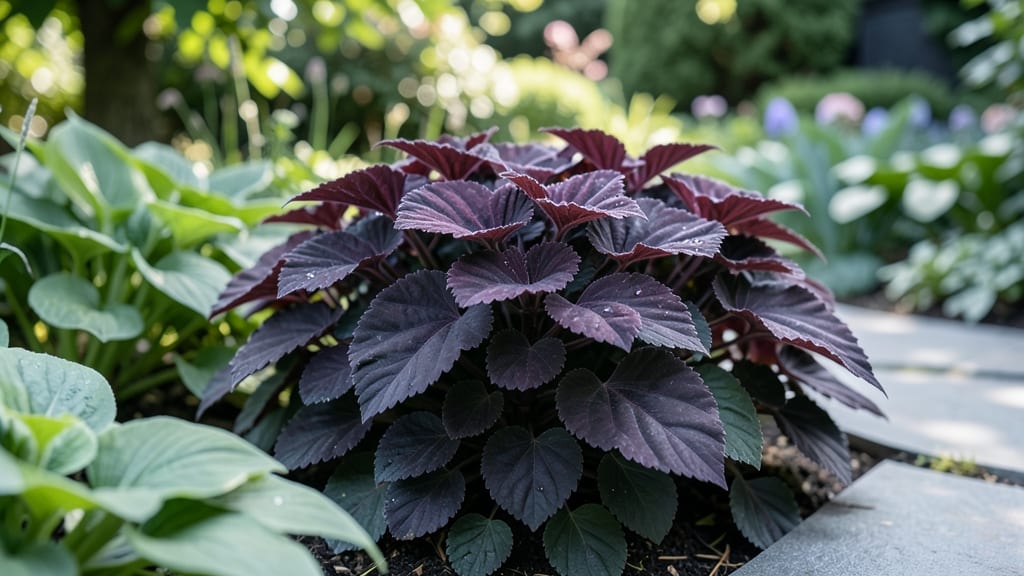 Heuchera with Purple-Black Foliage