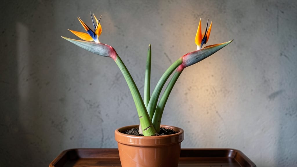 Leafless Bird of Paradise: Stem-Cutting Propagation for Fast Root Growth