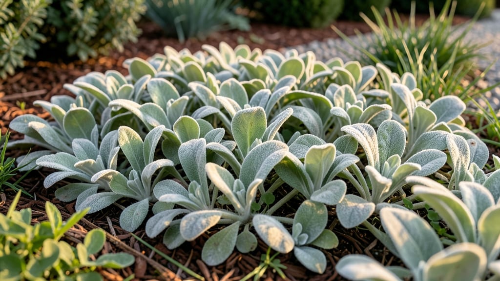 Lamb's Ear with Fuzzy Silver-Green Leaves