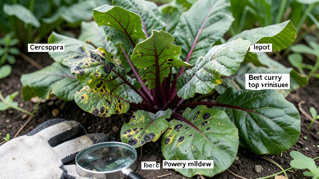 Beet Leaf Diseases: Visual Guide to 10 Common Fungal & Bacterial Threats