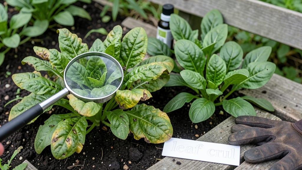 Spinach Leaf Curl: Prevent Fungal Spots With Copper Fungicide Precision