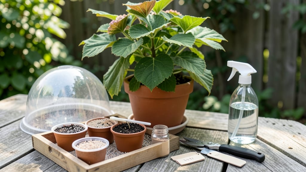 Oak Leaf Hydrangea Propagation: Layering Trick for 90% Success Rate