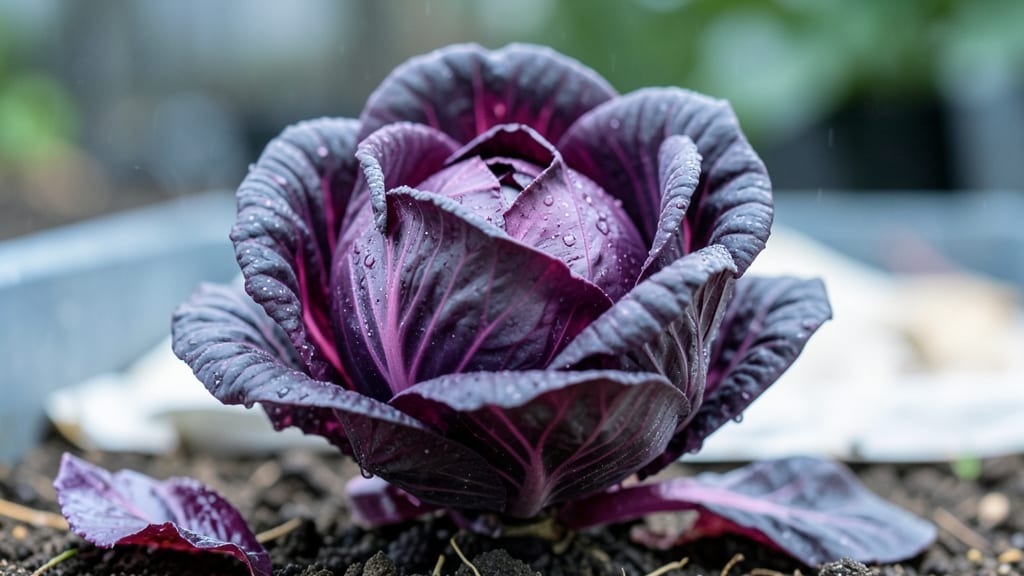 Purple Cabbage For Fermented And Raw Dishes