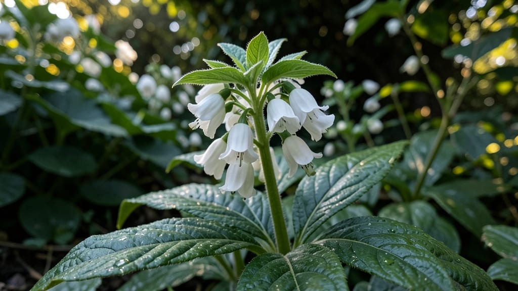 Alum Root with Unique White Blooms