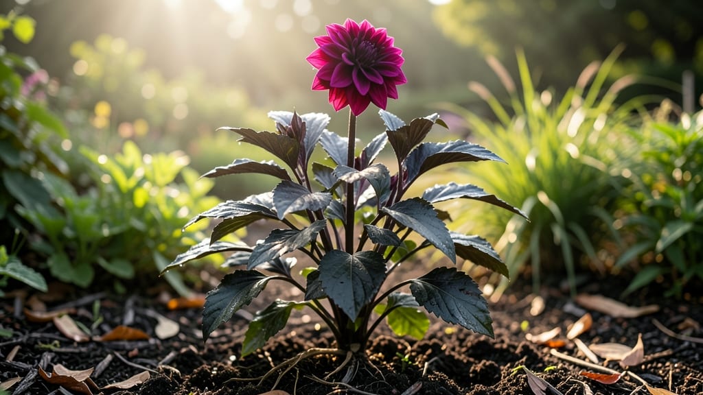 Dark Leaf Dahlia Growing Guide: Revitalize Crispy Edges With pH-Balanced Soil Boost