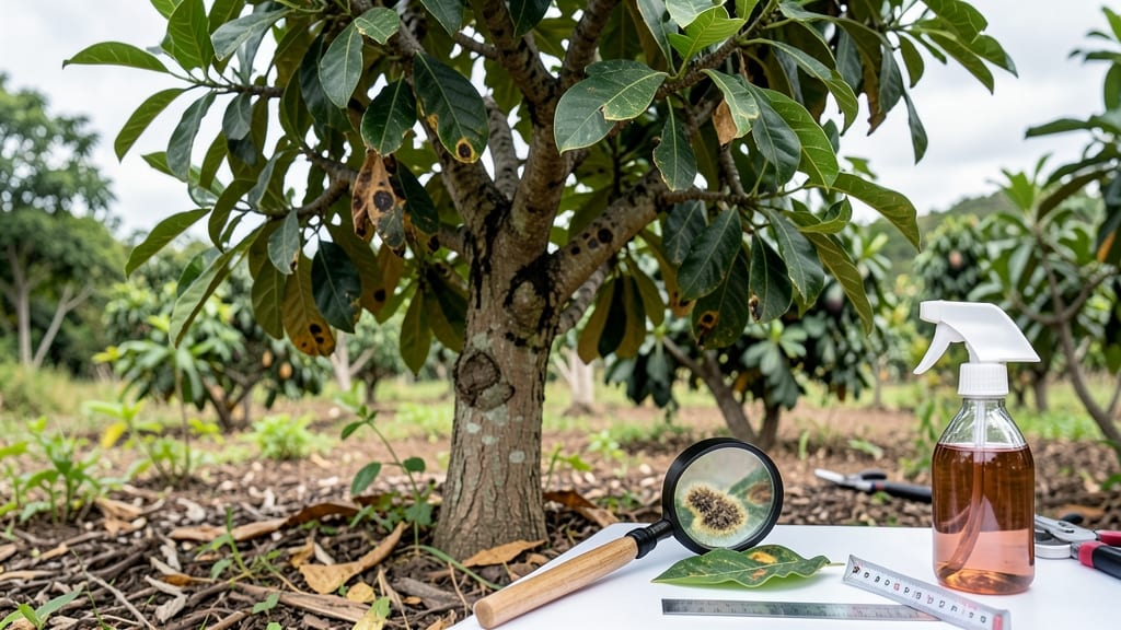 Avocado Leaf Spot Disease: Copper Fungicide Rescue for Blackened Spots in 48 Hours