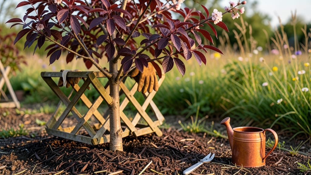 Purple Leaf Peach Tree Growing Guide: Year-Round Foliage Drama With Minimal Pruning