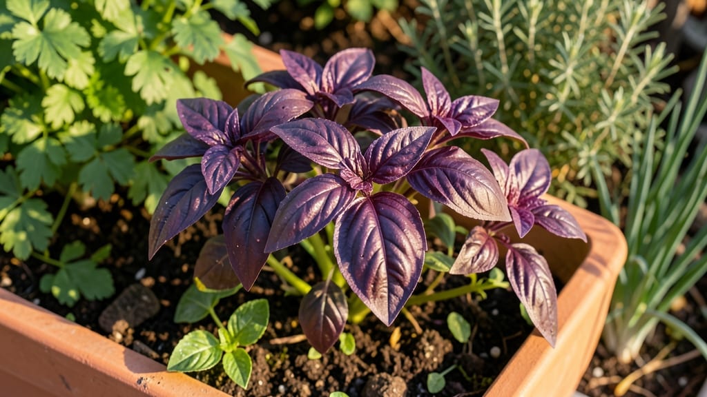 Purple Basil For Vibrant Pesto And Salads