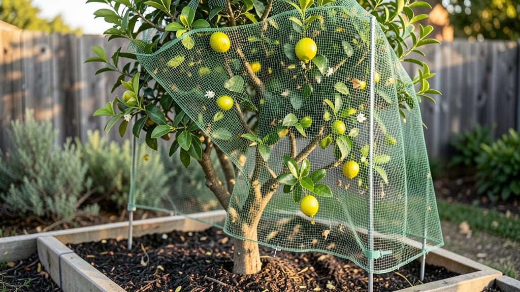 Leaf Catch Netting: Precision Barrier for Fungal Spot Prevention
