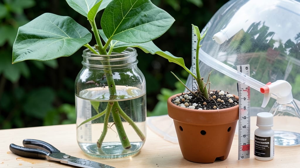 Propagate Fiddle Leaf Fig in Water or Soil: Water or Soil Success in 4 Weeks