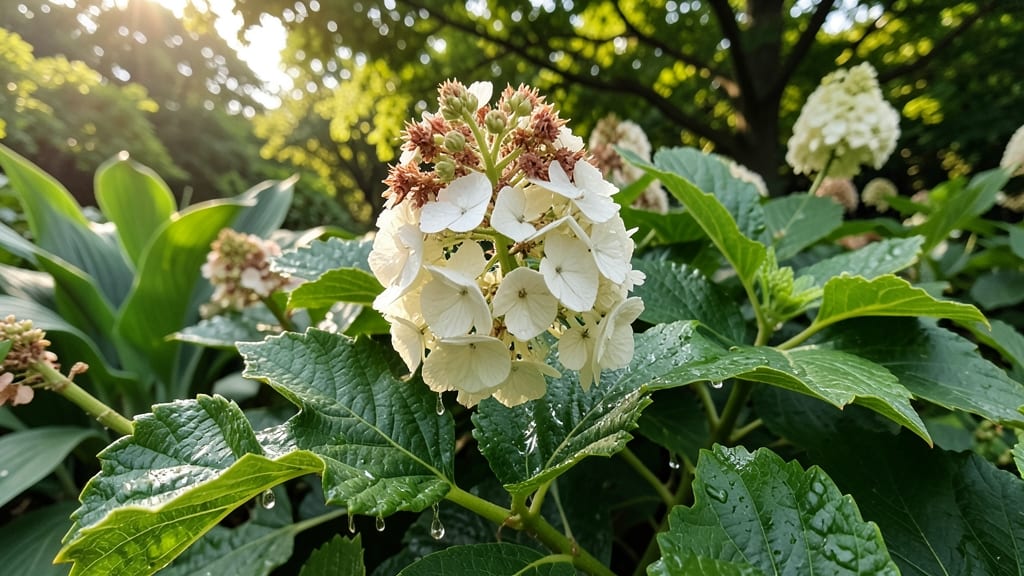 Cut Flower Arrangements From Oak Leaf Hydrangea