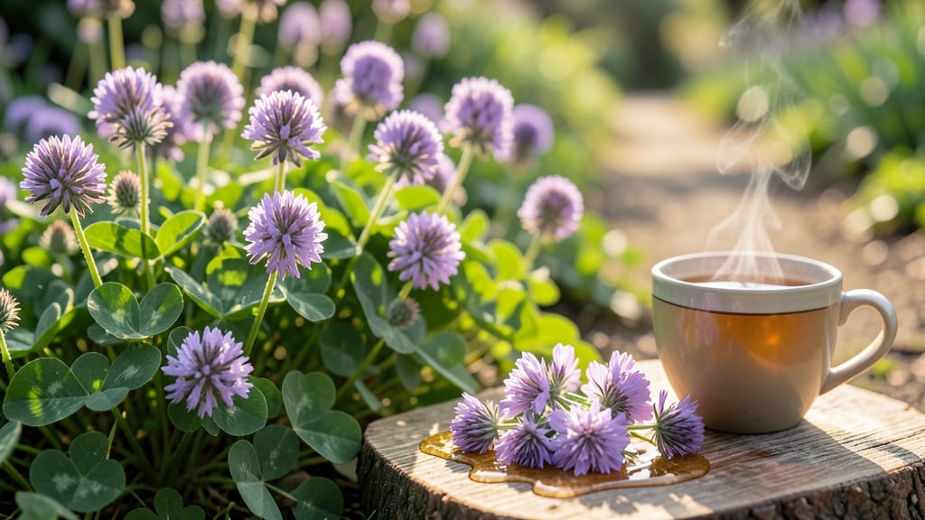 Purple Clover For Edible Flower Garnishes