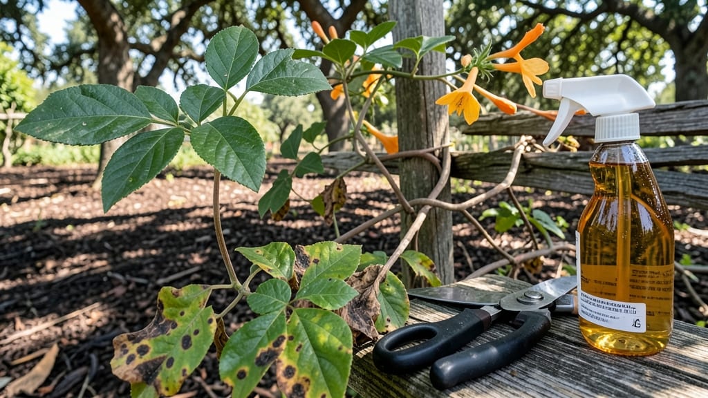Honeysuckle Leaf Blight: Copper Fungicide Cure for Crispy Edge Rescue
