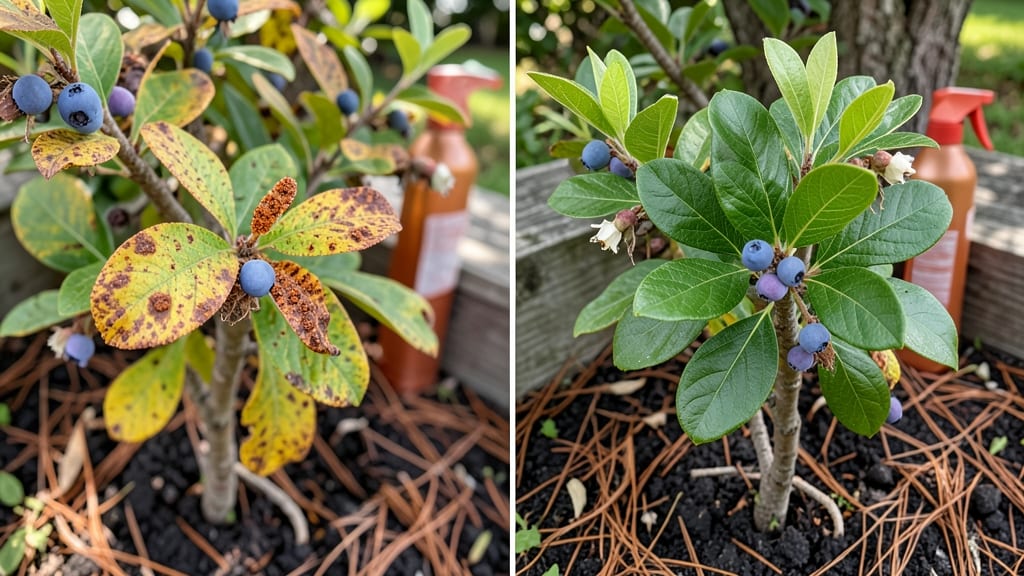 Blueberry Leaf Rust Treatment: Copper Spray Revival for Foliage Rescue