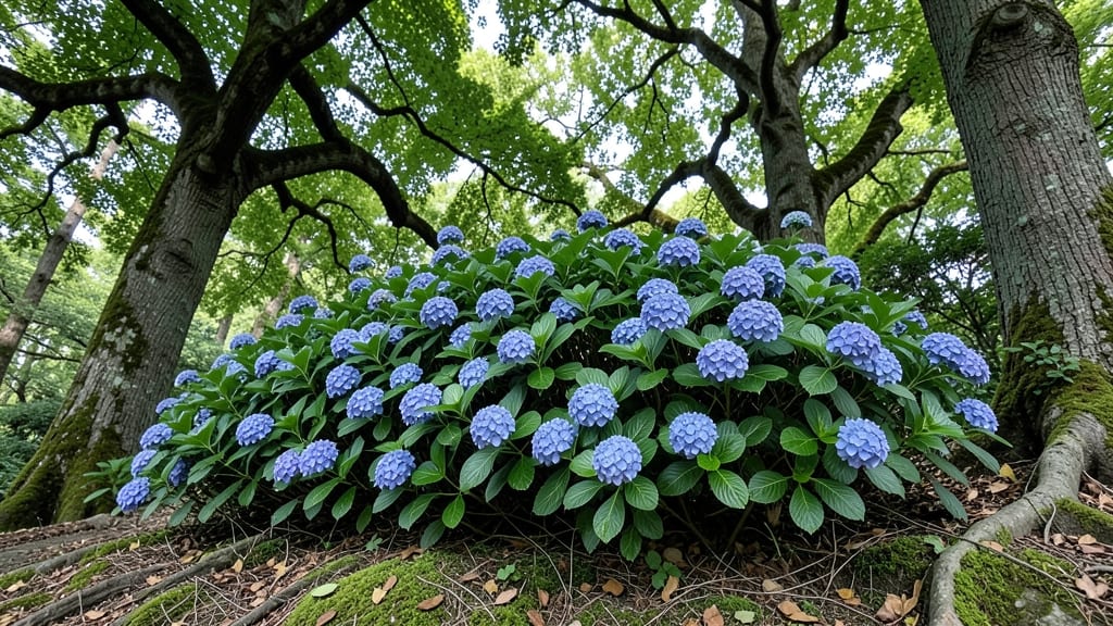 Smooth Hydrangea 'Nikko Blue' For Shade-Loving Privacy