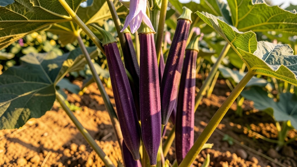 Purple Okra For Unique Southern Dishes