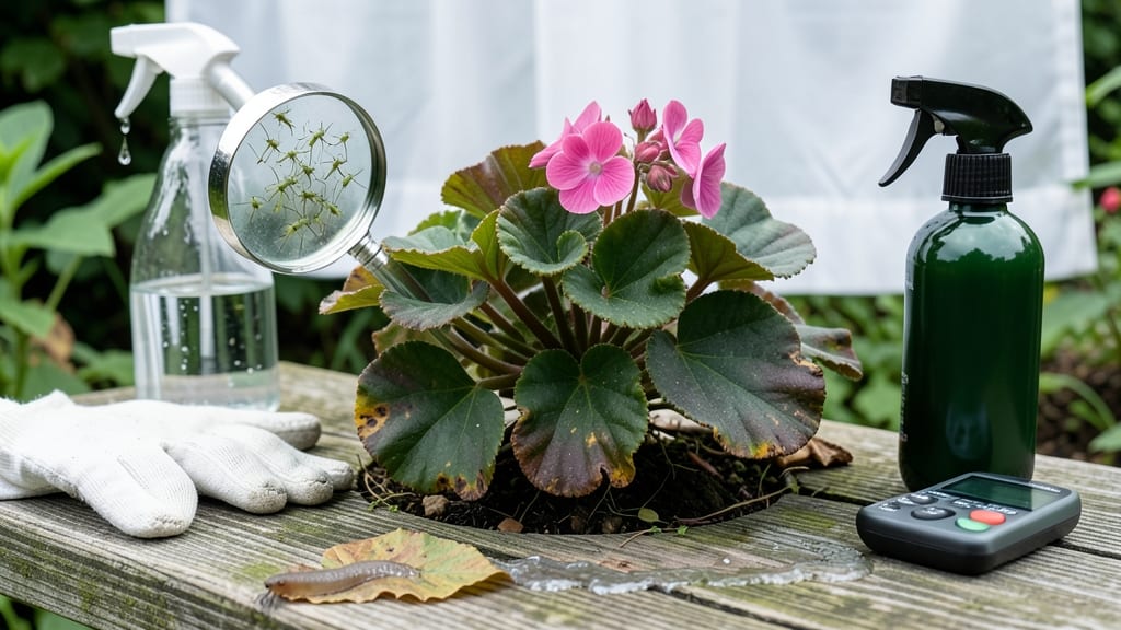 Wax Begonia Leaf Problems: Spotless Revival With Copper Spray Precision