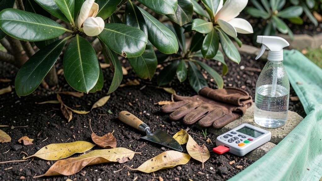 Magnolia Leaf Drop: Copper Spray Revival for Wilted Foliage Rescue