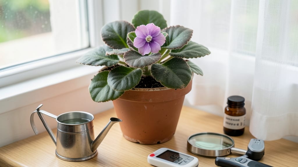 Brown Leaf Tips On African Violet: Hydration Fix for Instant Revival