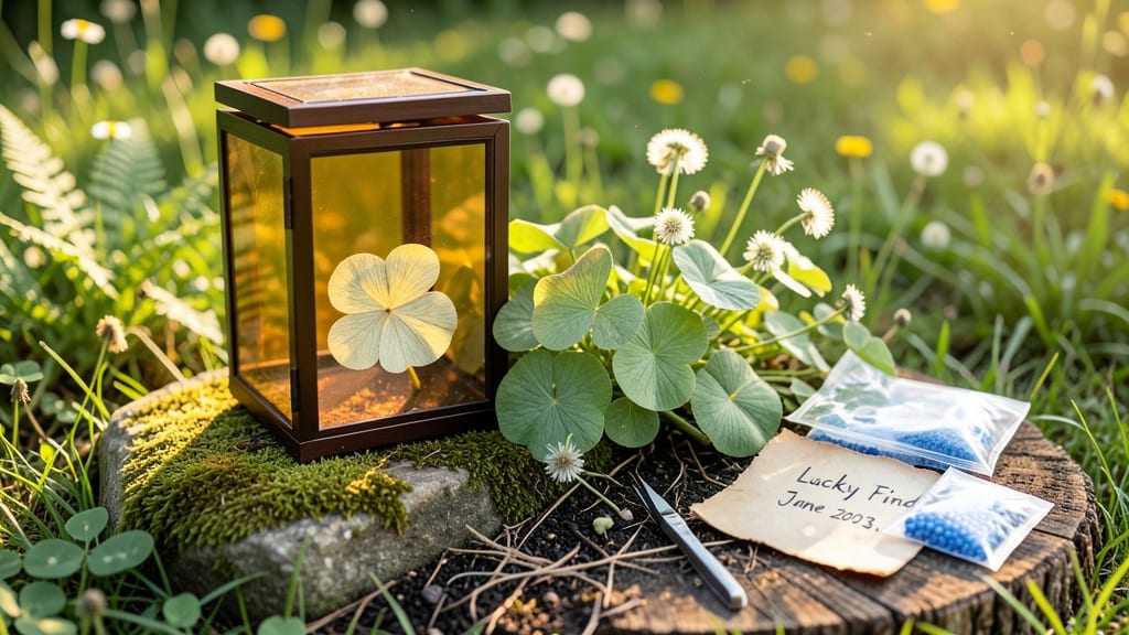 How to Preserve a 4 Leaf Clover: Press-Dry Magic for Lasting Luck