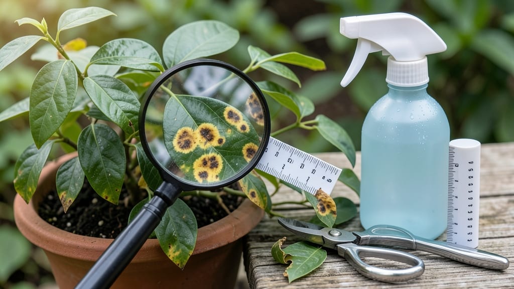 Jasmine Leaf Spot: Copper Spray Cure for Fungal Spot Eradication