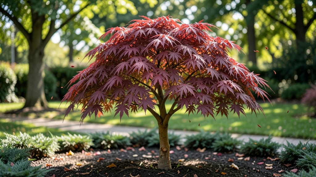 Japanese Laceleaf Maple and Crimson Queen: Cold-Hardy Perennial With Stunning Year-Round Foliage