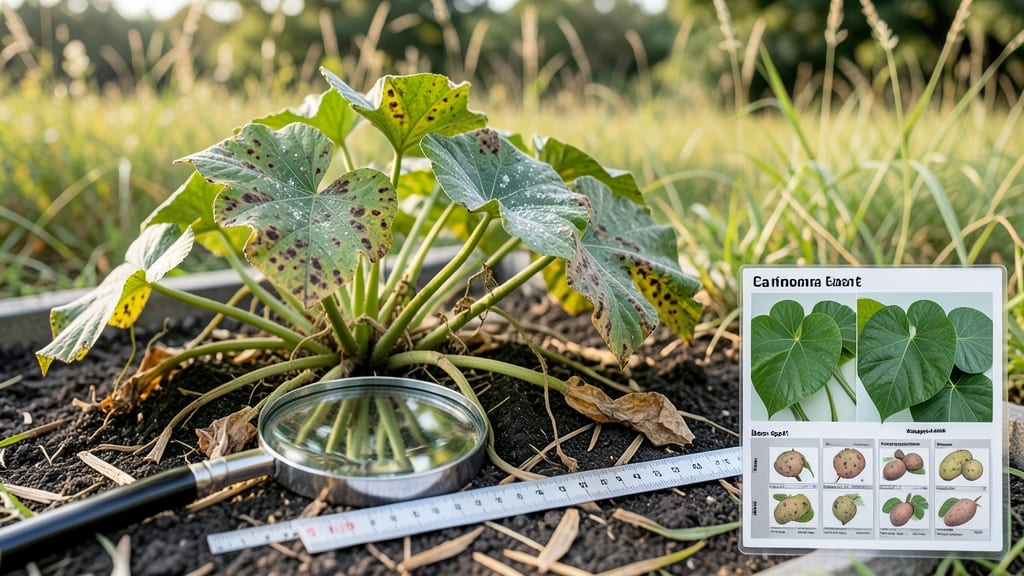 Sweet Potato Leaf Diseases Pictures: Visual Guide to Identify and Cure Fungal Spots