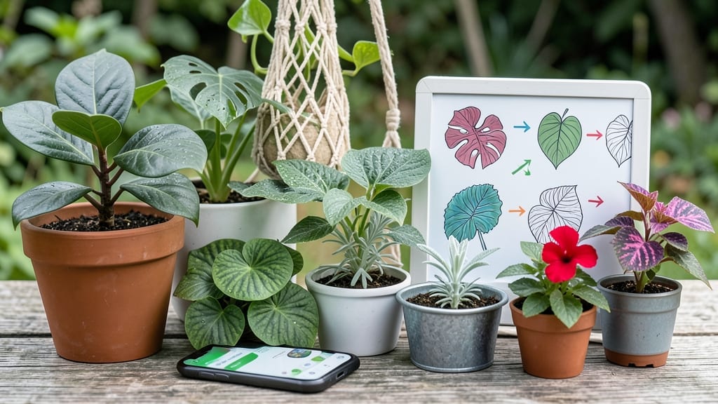 Plant Identification by Leaf Pictures: Visual Leaf Matching for Gardeners