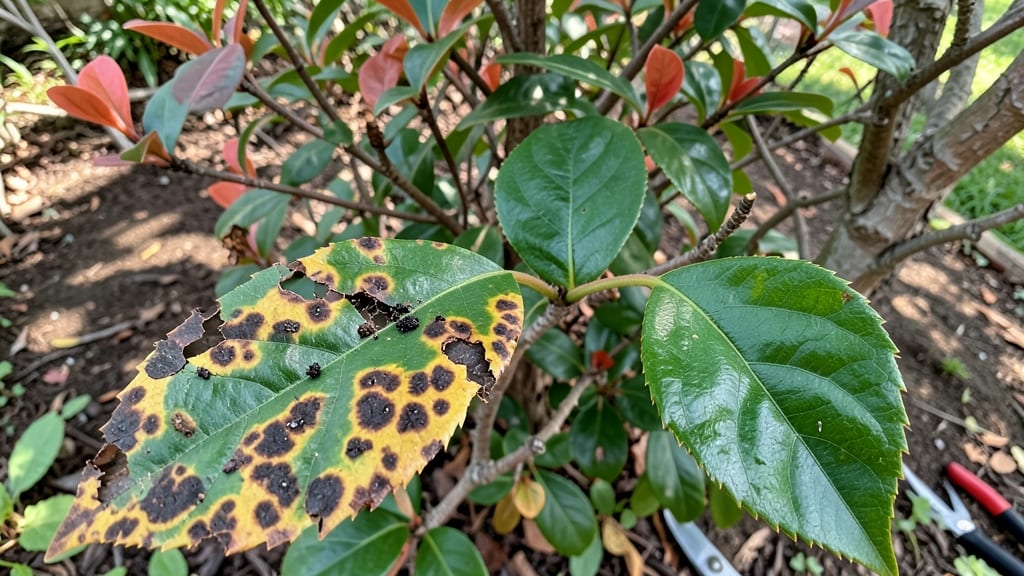 Leaf Spot on Photinia: Copper Fungicide Rescue for Crispy-Brown Leaf Revival