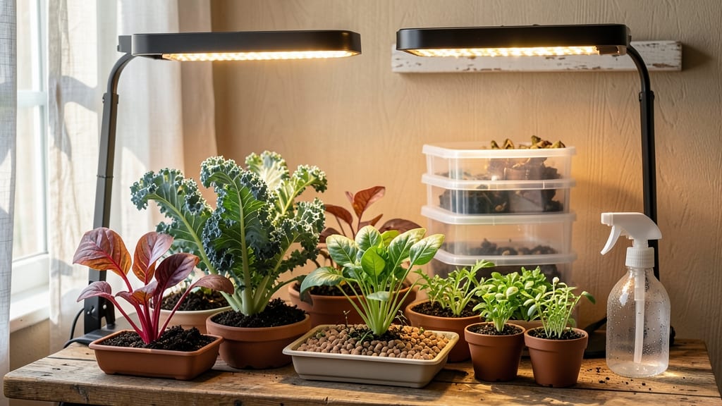Growing Leafy Greens Indoors: Sunlight Hacks for Year-Round Harvests