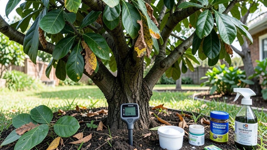 Avocado Tree Brown Leaf Tips: Copper Spray Fix for Leaf Health Revival