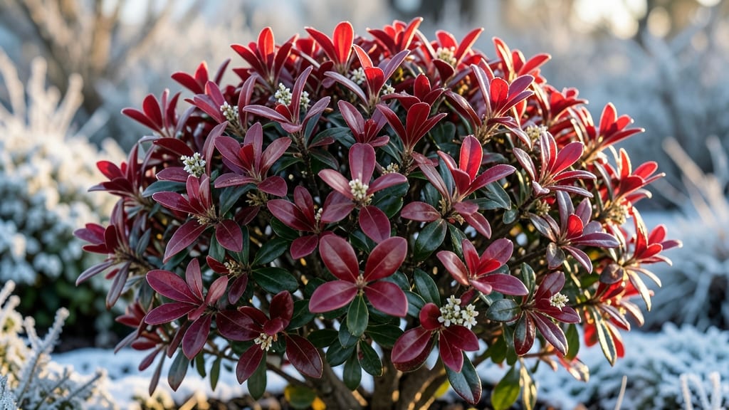 Dwarf Crimson King Hawthorn